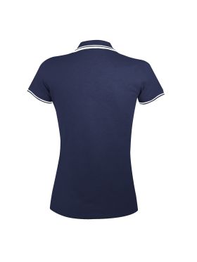 Polo Femme Manches courtes Cornulier Races – Bleu Nuit