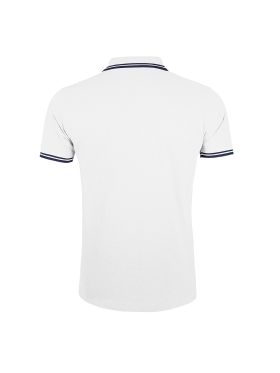 Polo Homme Manches courtes Cornulier Races – Blanc Éclat